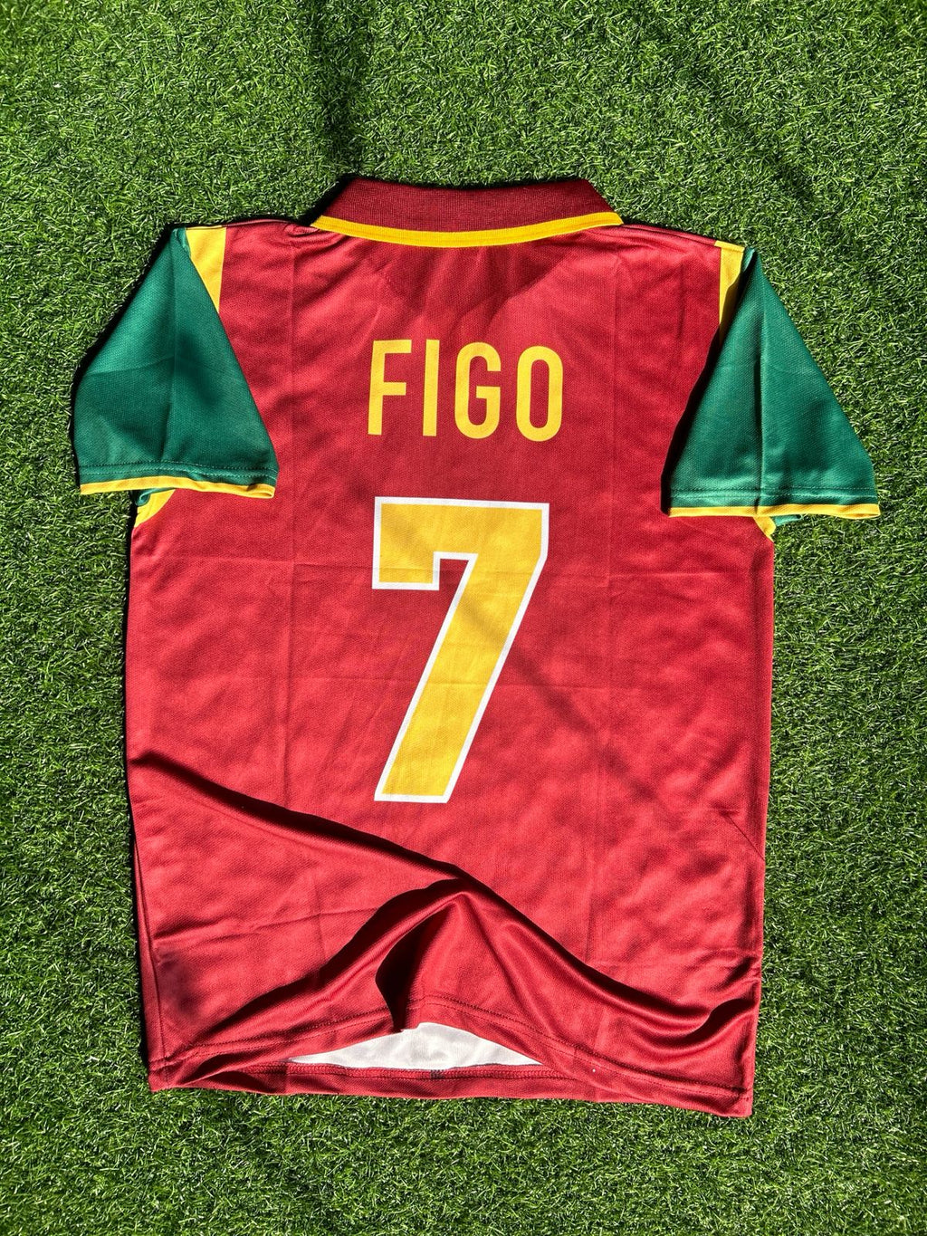 PORTUGAL 2002-04 HOME KIT, HALFSLEEVE POLO SUBLIMATION
