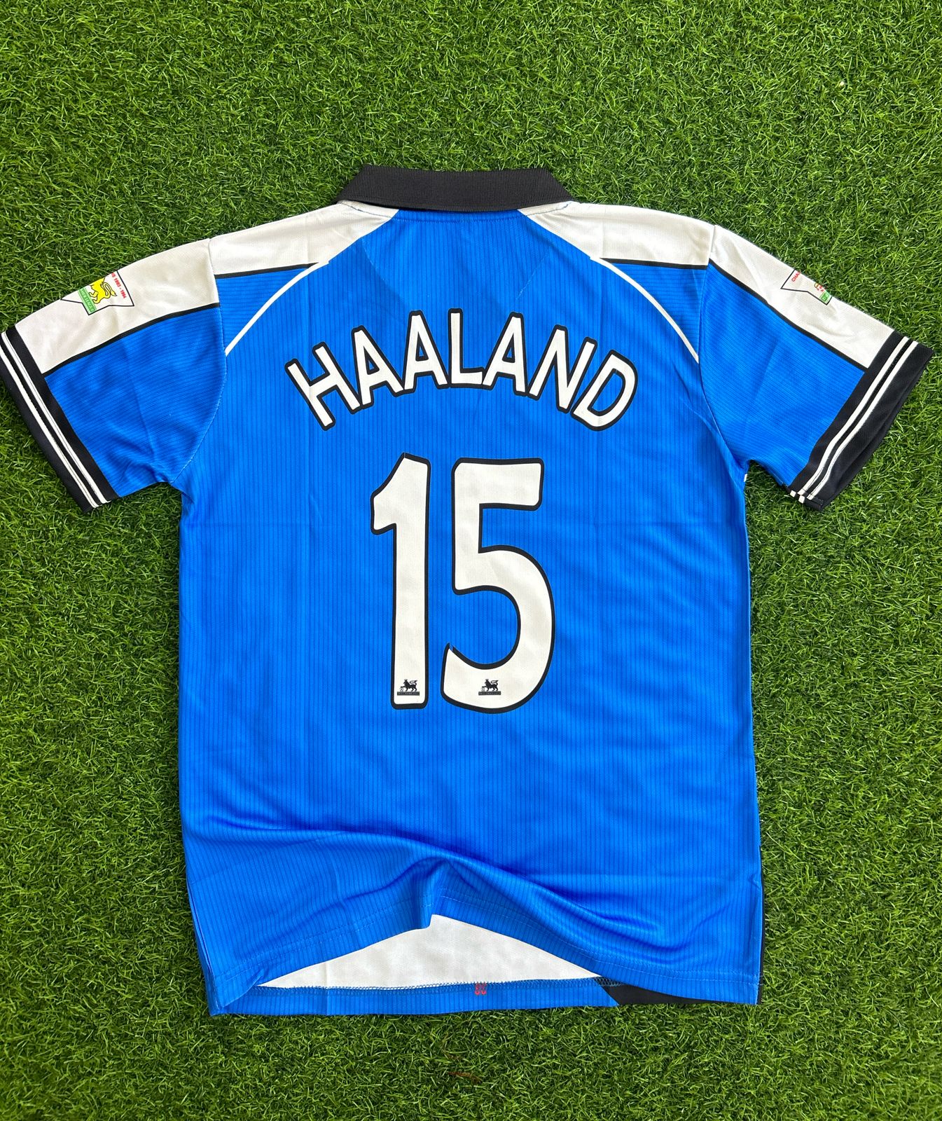 MAN CITY 1999-01 HOME KIT, HALFSLEEVE POLO SUBLIMATION