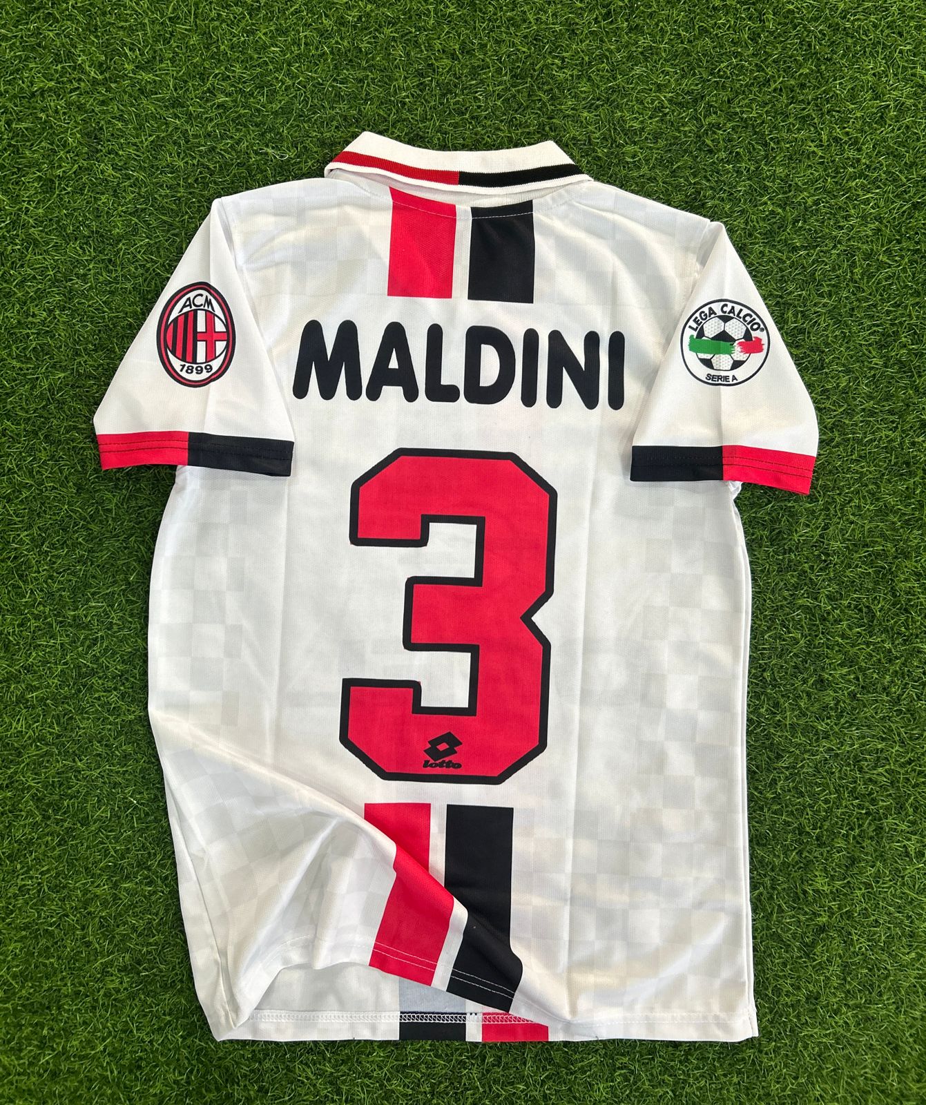 AC MILAN 1995-96 AWAY KIT, HALFSLEEVE POLO SUBLIMATION