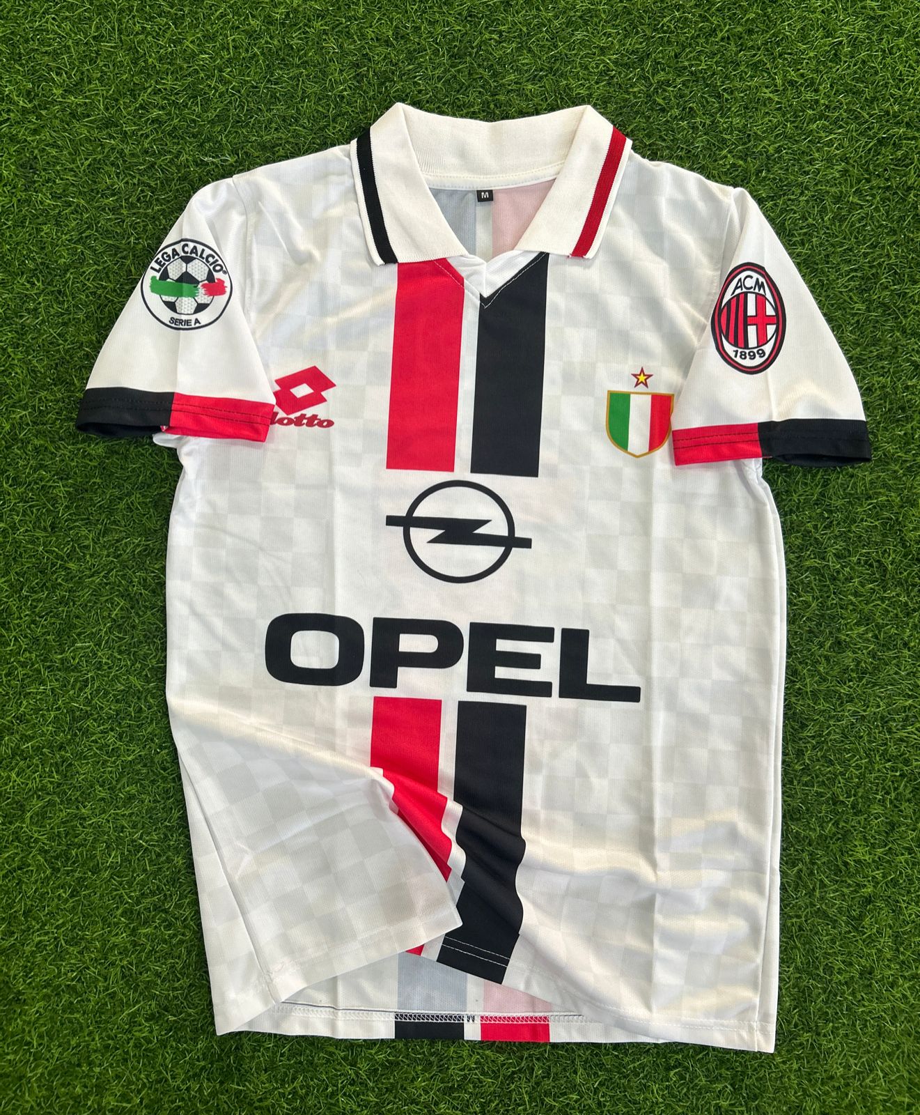 AC MILAN 1995-96 AWAY KIT, HALFSLEEVE POLO SUBLIMATION
