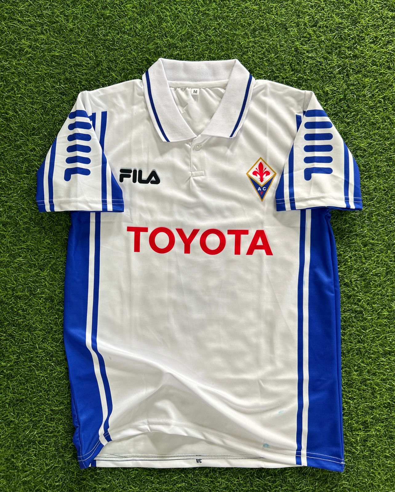 FIORENTINA 1999-00 AWAY KIT, HALFSLEEVE POLO SUBLIMATION