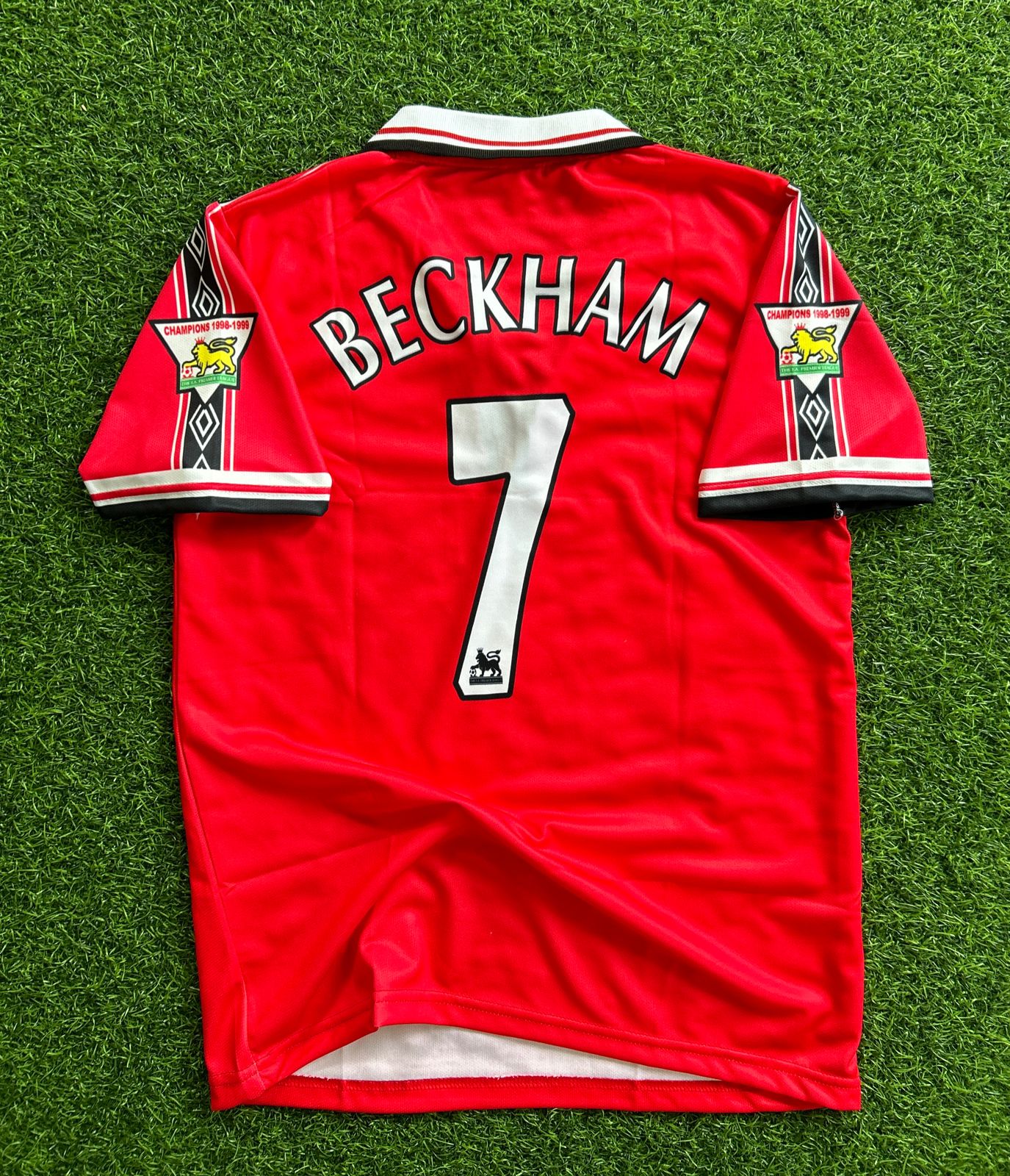 MAN UNITED 1998-99 HOME KIT, HALFSLEEVE POLO SUBLIMATION