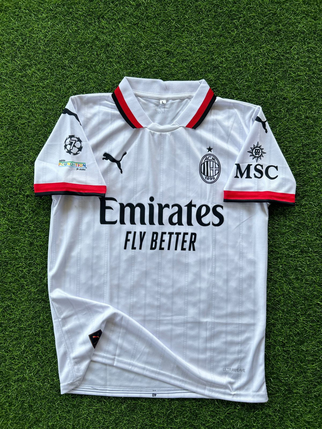 AC MILAN 2024-25 AWAY KIT, HALFSLEEVE POLO SUBLIMATION