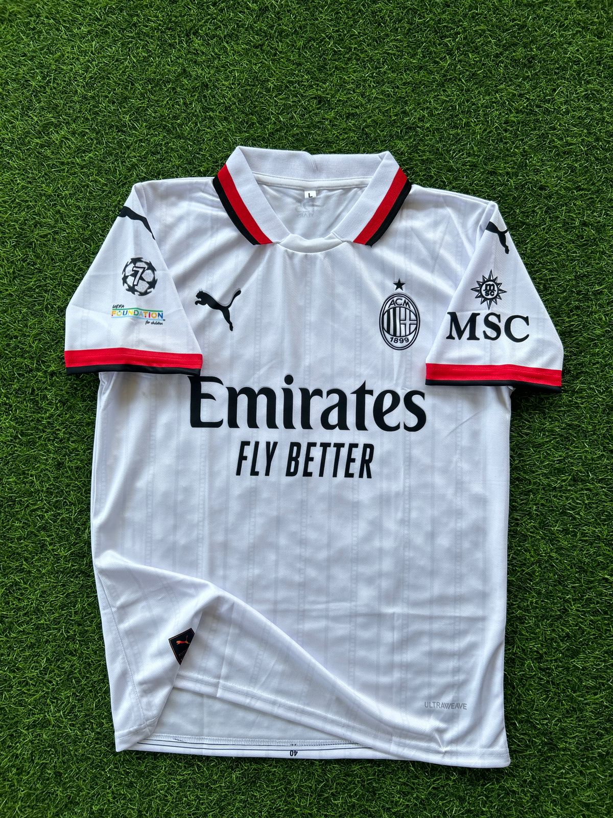 AC MILAN 2024-25 AWAY KIT, HALFSLEEVE POLO SUBLIMATION