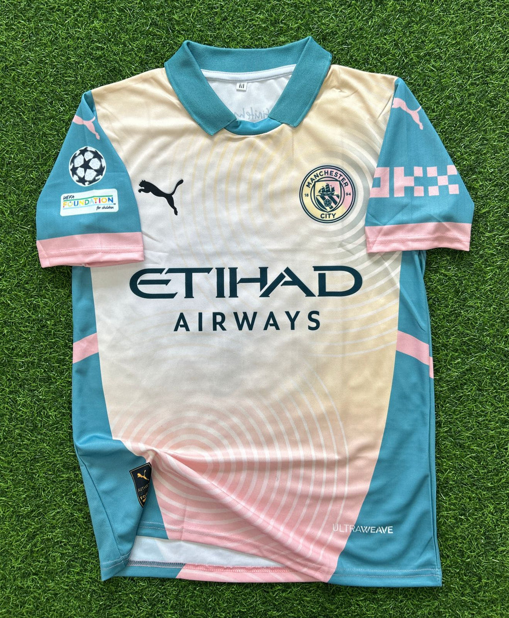 MAN CITY 2024-25 FOURTH KIT, HALFSLEEVE POLO SUBLIMATION