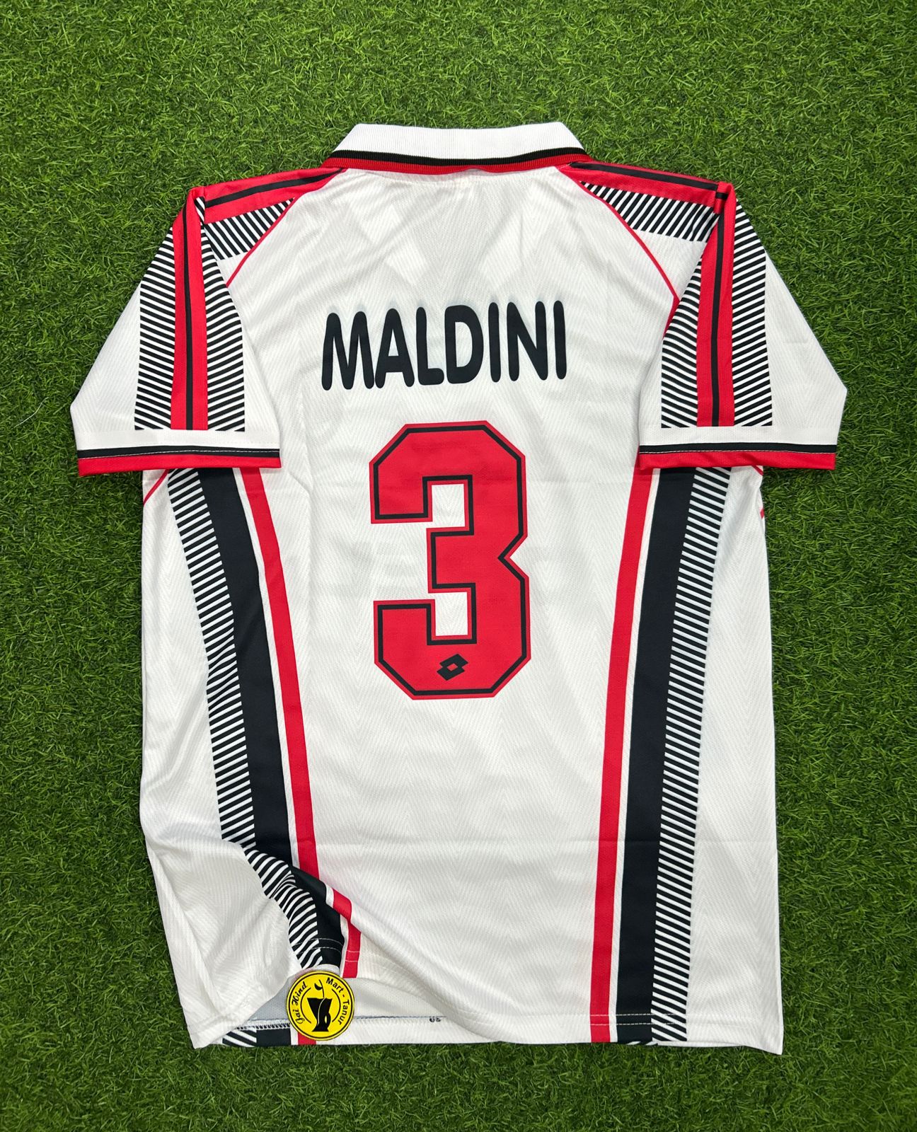 AC MILAN 1997-98 AWAY KIT, HALFSLEEVE POLO SUBLIMATION