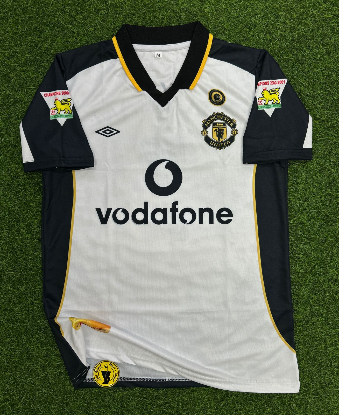 MAN UNITED 2001-02 AWAY KIT, HALFSLEEVE POLO SUBLIMATION