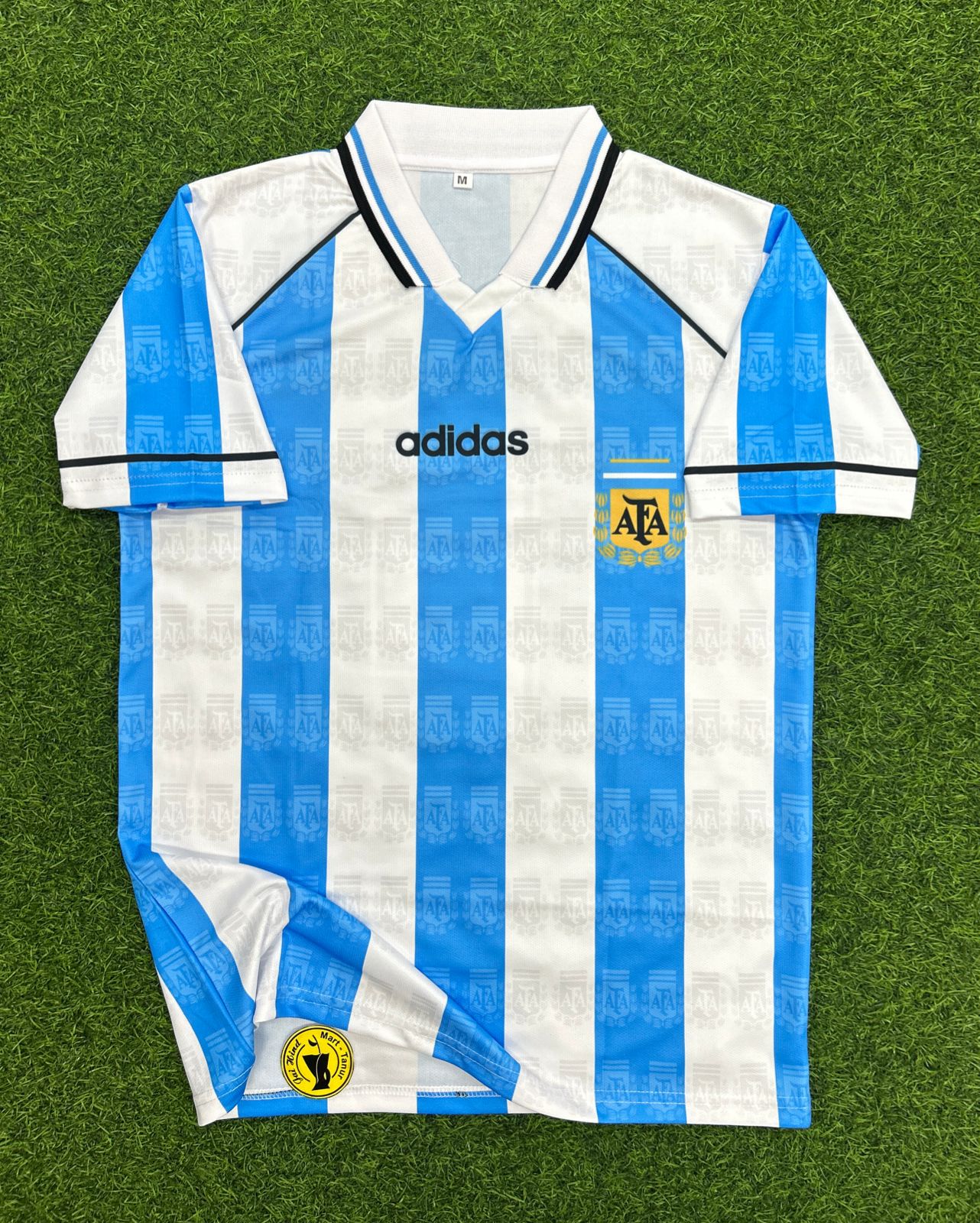 ARGENTINA 1996 HOME KIT, HALFSLEEVE POLO SUBLIMATION