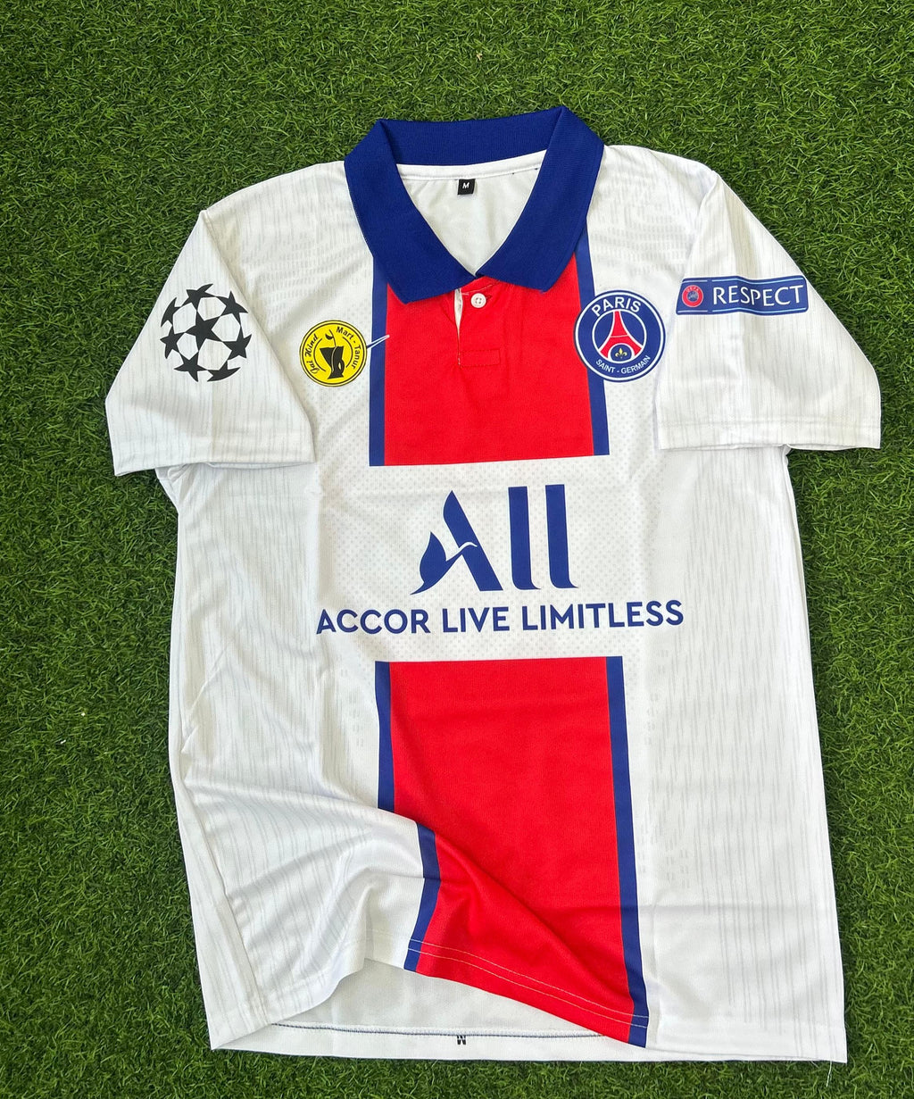 PSG 2020-21 AWAY KIT, HALFSLEEVE POLO SUBLIMATION