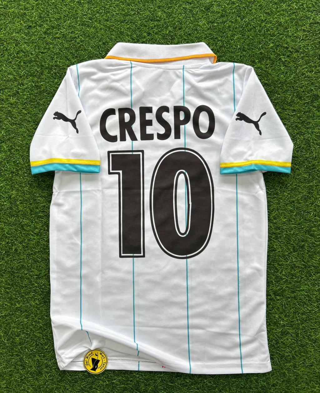 LAZIO 2001-02 AWAY KIT. HALFSLEEVE POLO SUBLIMATION