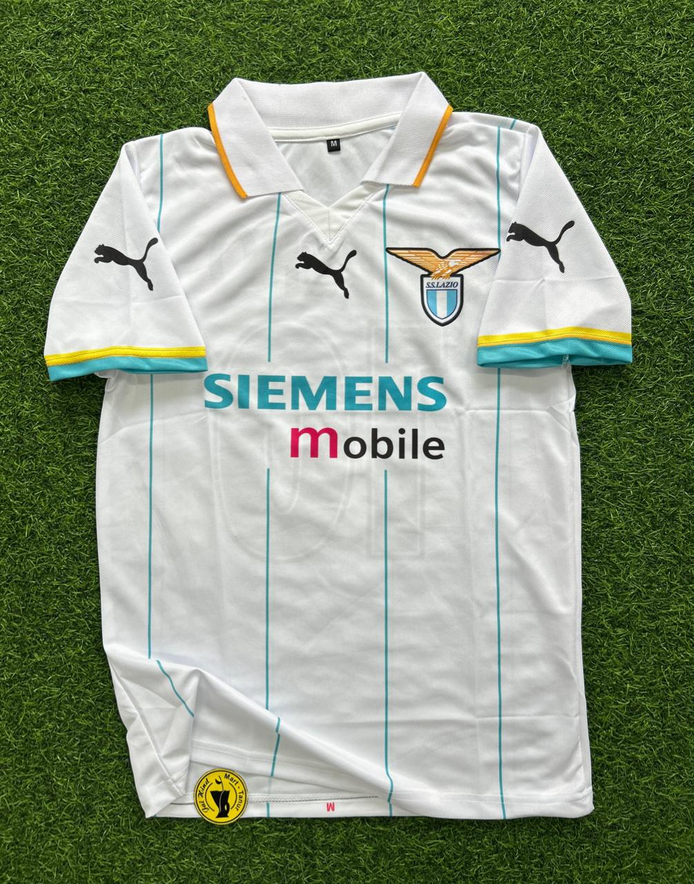 LAZIO 2001-02 AWAY KIT. HALFSLEEVE POLO SUBLIMATION