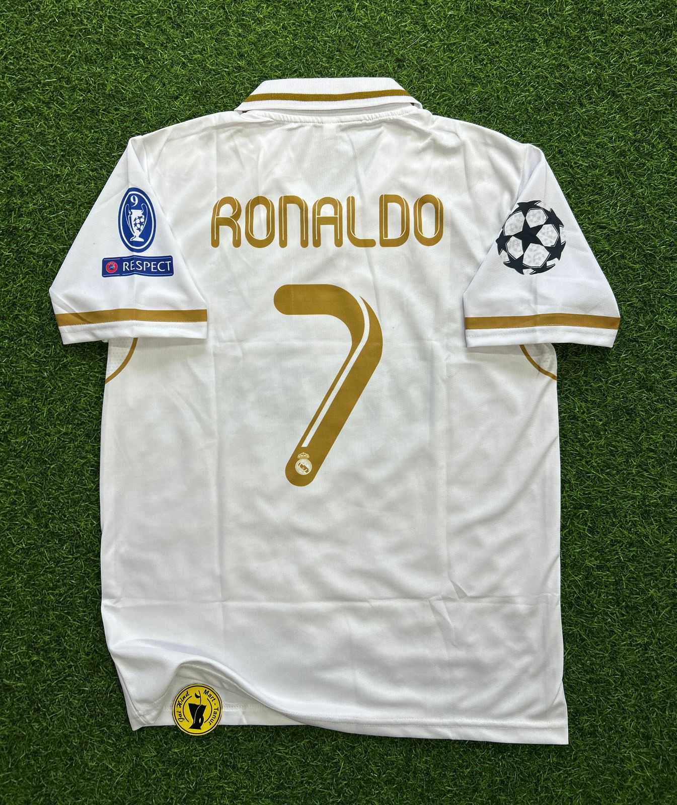 REAL MADRID 2011-12 HOME KIT, HALFSLEEVE POLO SUBLIMATION