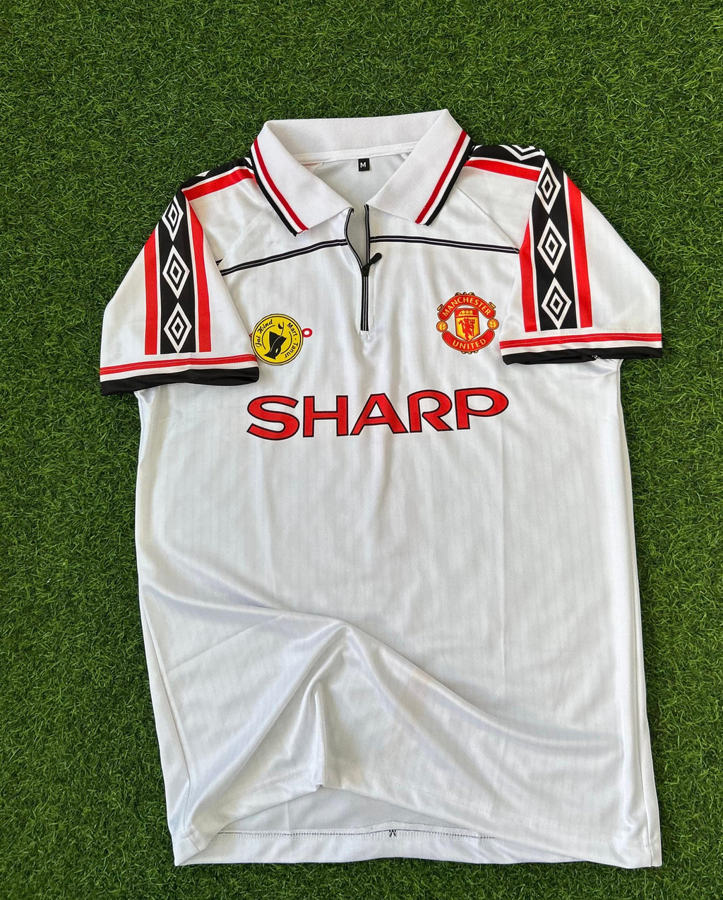 MAN UNITED 1998-99 AWAY KIT, HALFSLEEVE POLO SUBLIMATION