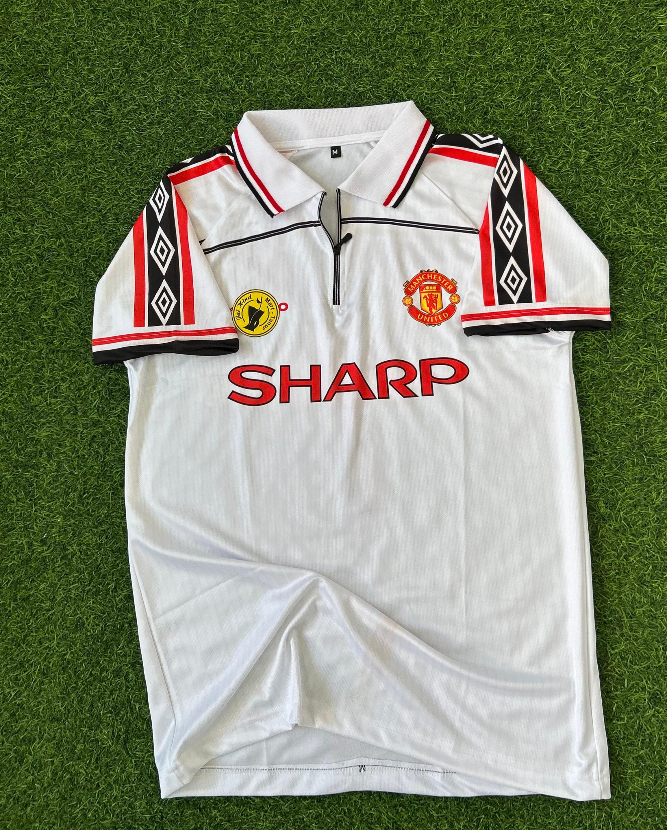 MAN UNITED 1998-99 AWAY KIT, HALFSLEEVE POLO SUBLIMATION