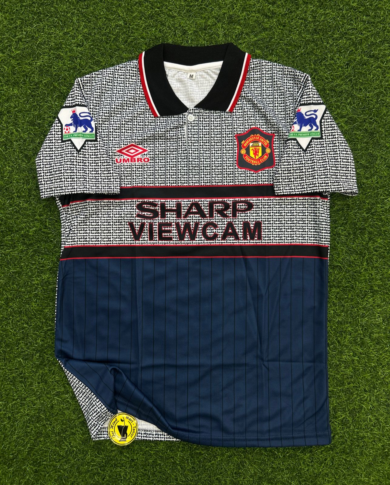 MAN UNITED 1995-96 AWAY KIT, HALFSLEEVE POLO SUBLIMATION