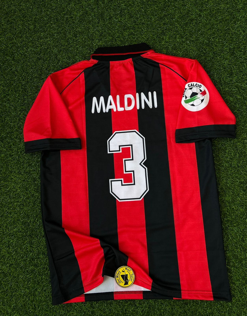 AC MILAN 1996-98 HOME KIT, HALFSLEEVE POLO SUBLIMATION