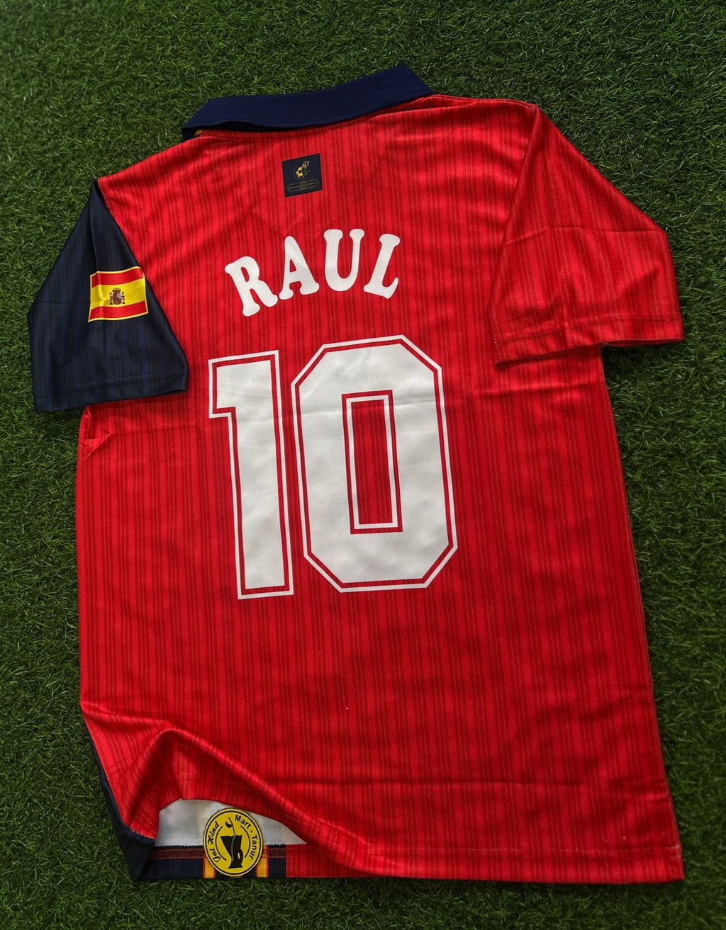 SPAIN 1996 HOME KIT, HALFSLEEVE POLO SUBLIMATION