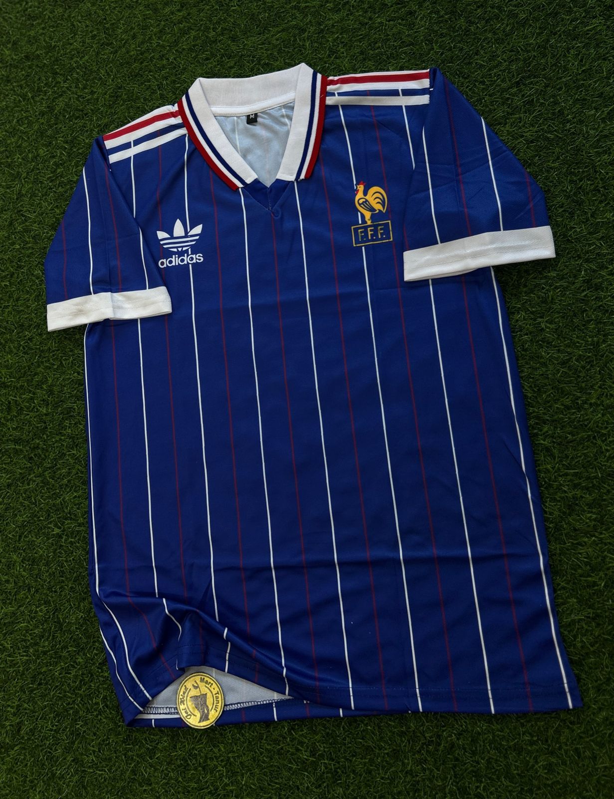 FRANCE 1982 HOME KIT, HALFSLEEVE POLO SUBLIMATION
