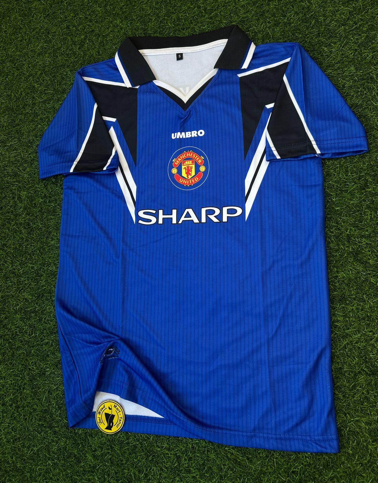 MAN UNITED 1996-98 THIRD KIT, HALFSLEEVE POLO SUBLIMATION