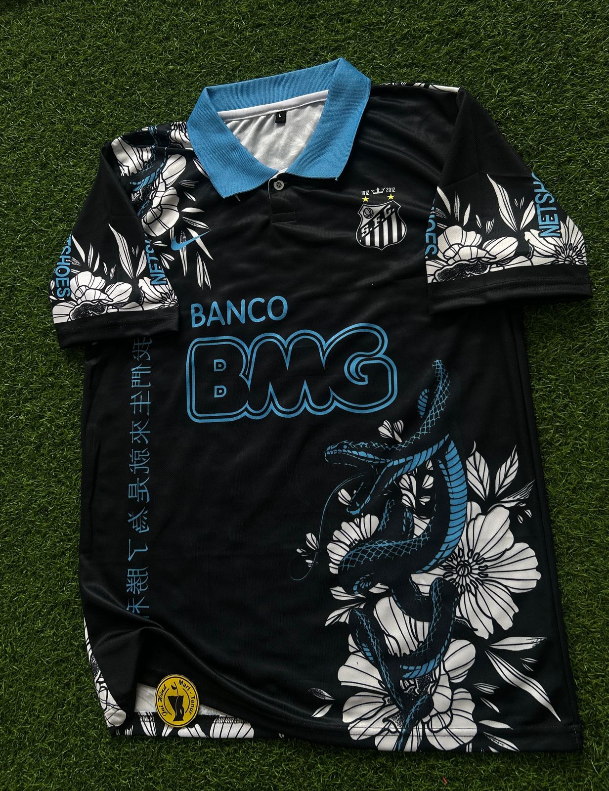 SANTOS FC SPECIAL EDITION ,COBRA. HALFSLEEVE POLO SUBLIMATION
