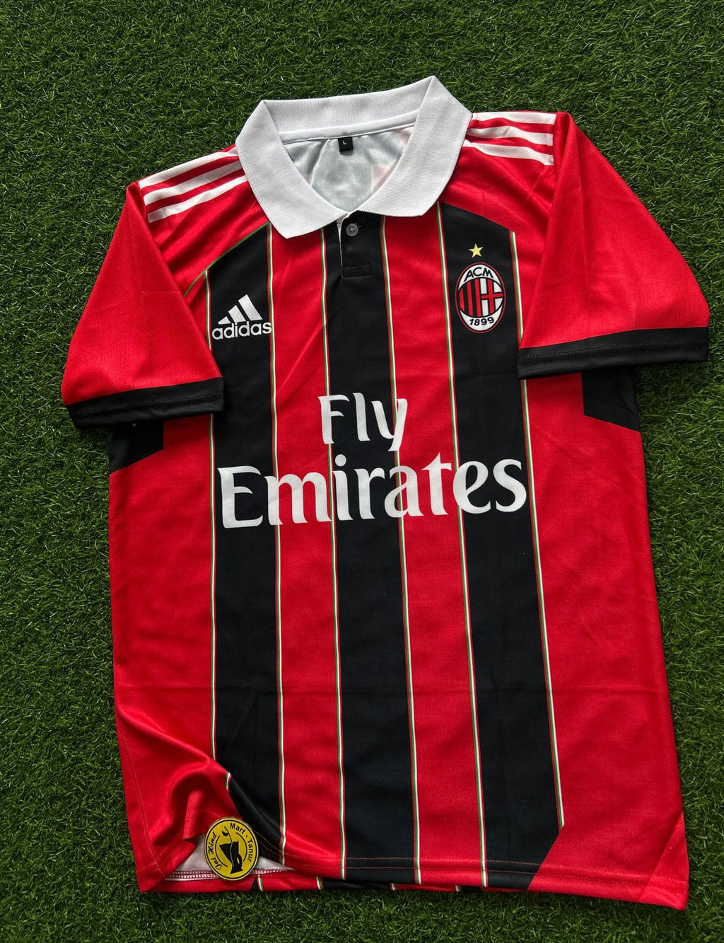 AC MILAN 2012-13 HOME KIT, HALFSLEEVE POLO SUBLIMATION