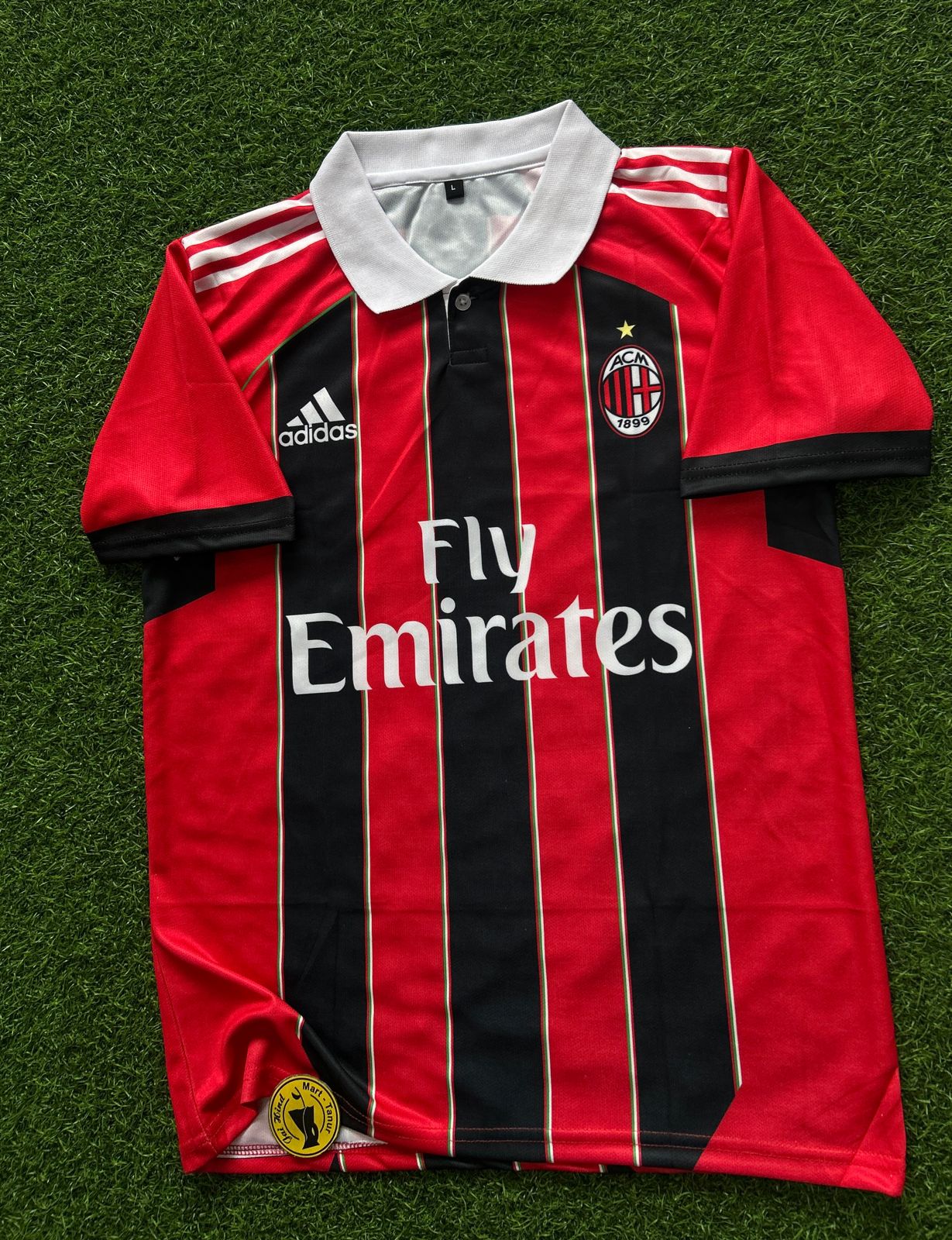 AC MILAN 2012-13 HOME KIT, HALFSLEEVE POLO SUBLIMATION