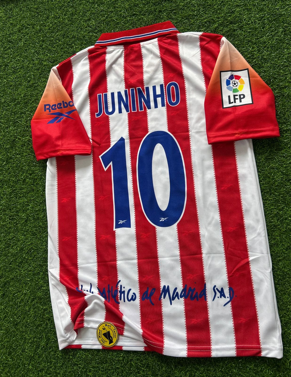 ATLETICO MADRID 1998-99 HOME KIT, HALFSLEEVE POLO SUBLIMATION