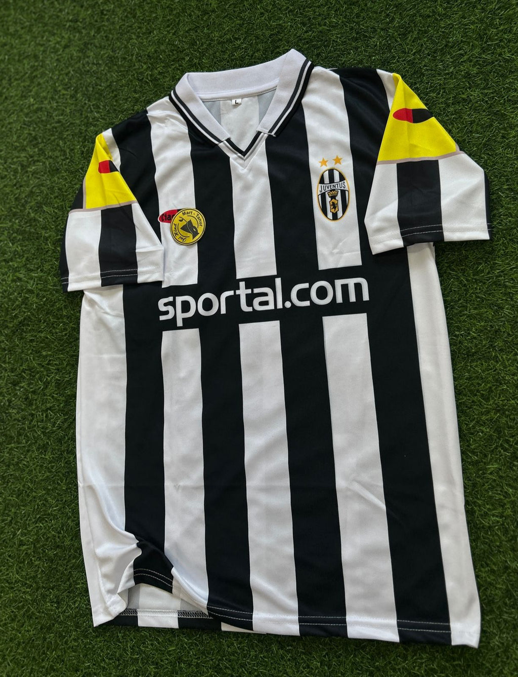 JUVENTUS 2000-01 HOME KIT, HALFSLEEVE POLO SUBLIMATION
