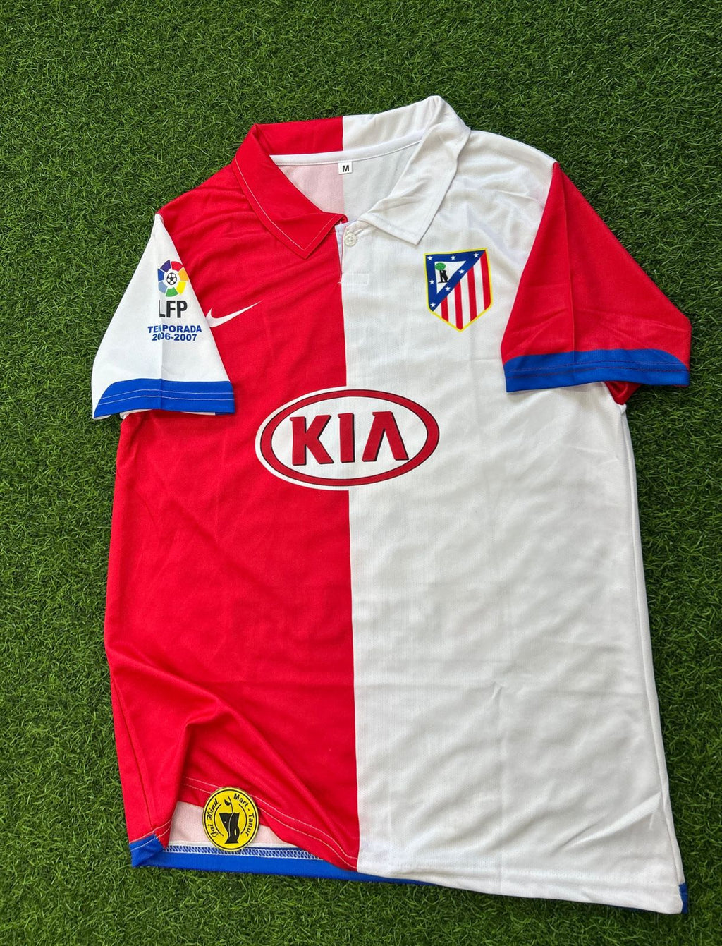 ATLETICO MADRID 2006-07 HOME KIT, HALFSLEEVE POLO SUBLIMATION