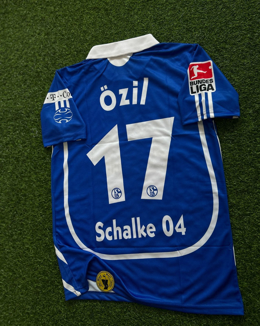 SCHALKE 04  2007-08 HOME KIT, HALFSLEEVE POLO SUBLIMATION
