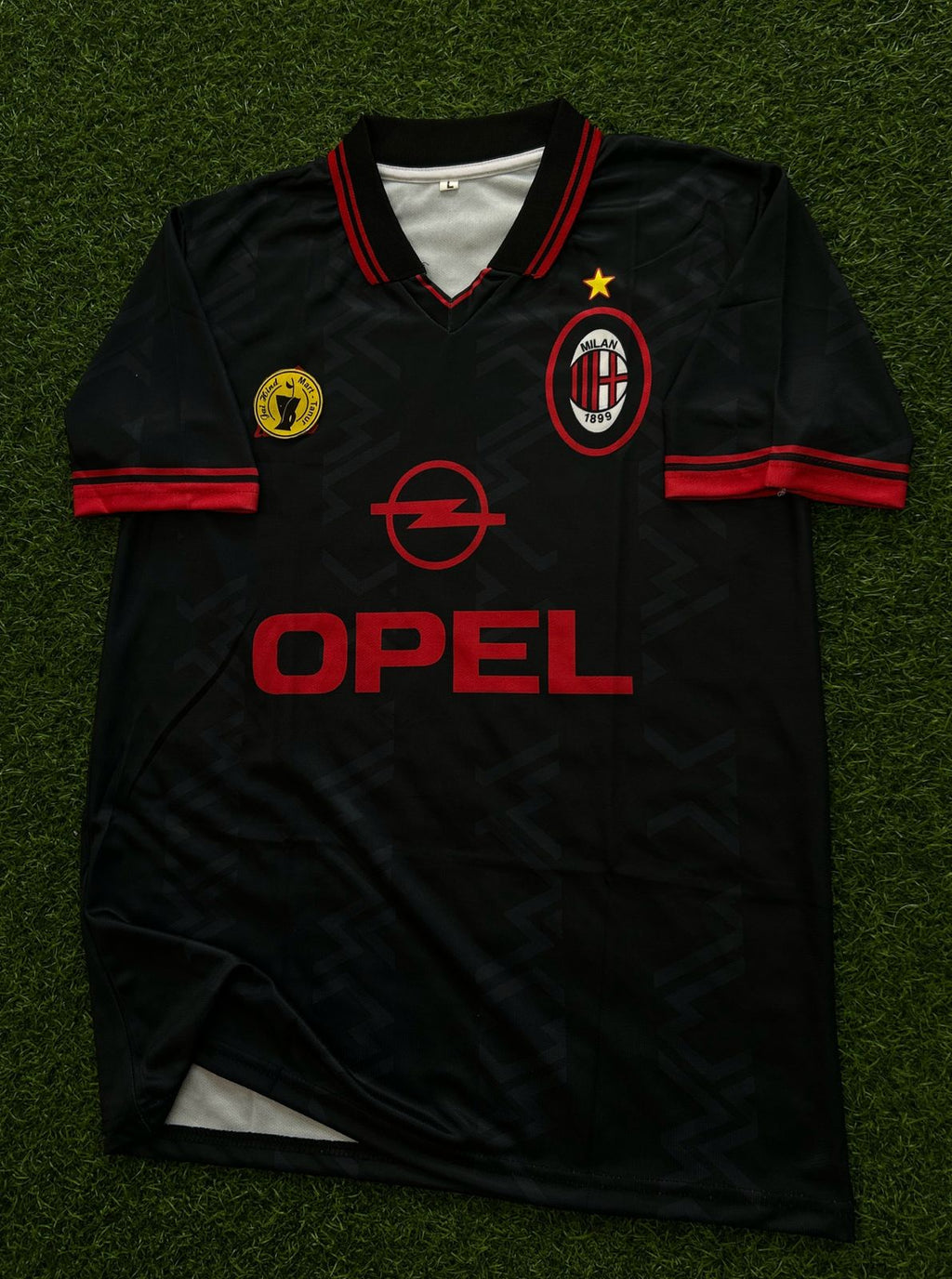 AC MILAN 1996-97 THIRD KIT, HALFSLEEVE POLO  SUBLIMATION