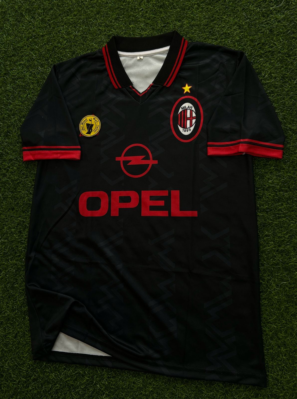 AC MILAN 1996-97 THIRD KIT, HALFSLEEVE POLO  SUBLIMATION