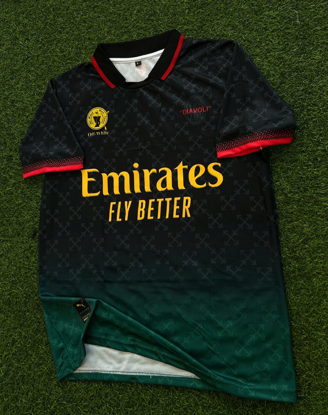 AC MILAN 2024-25 FOURTH KIT, HALFSLEEVE POLO SUBLIMATION