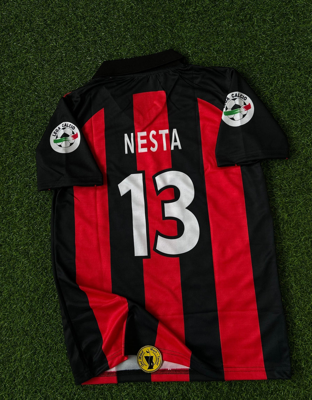 AC MILAN 1999-00 HOME KIT, HALFSLEEVE POLO SUBLIMATION