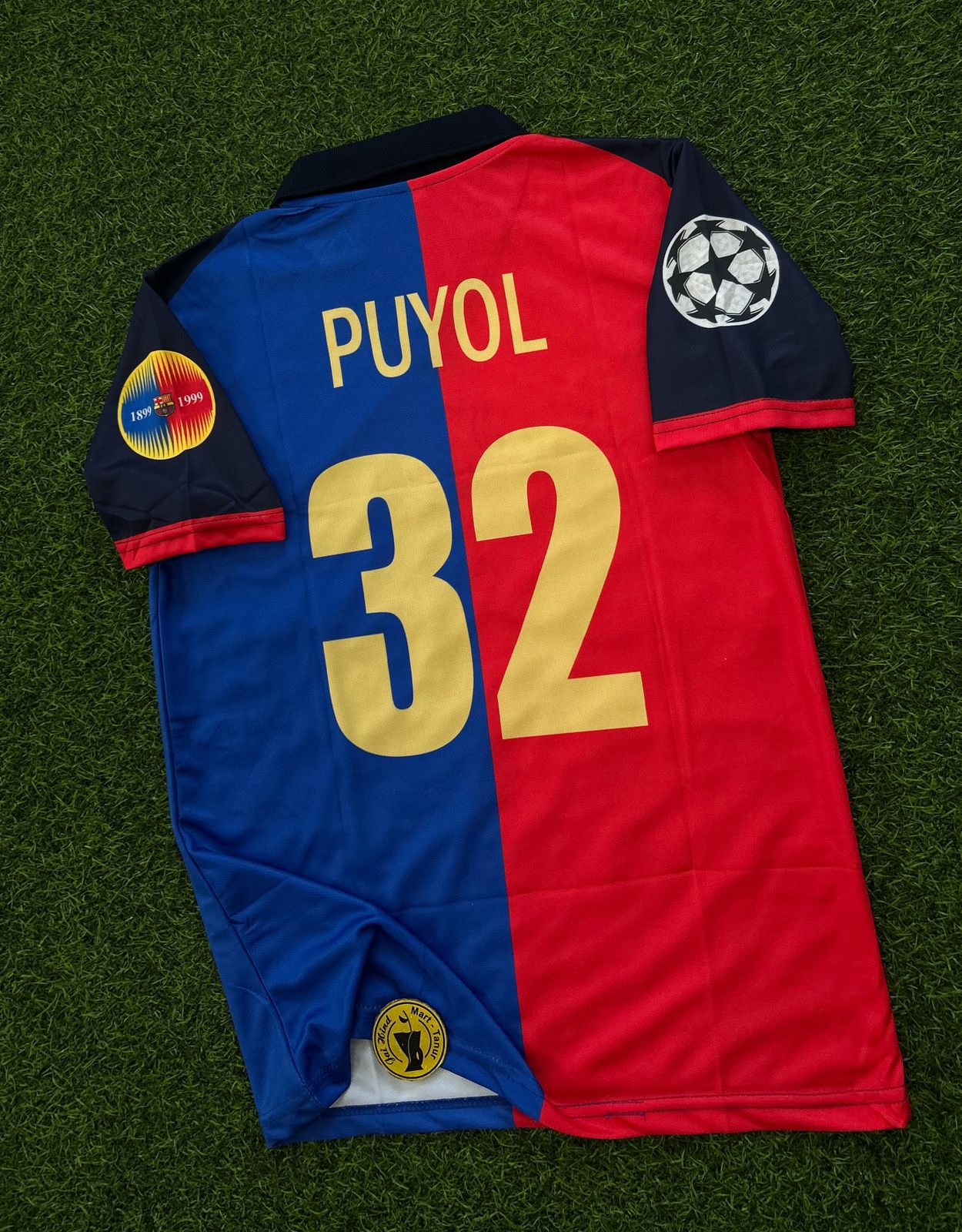 BARCELONA 1999-00 #11 CENTANARY HOME KIT, HALFSLEEVE POLO SUBLIMATION