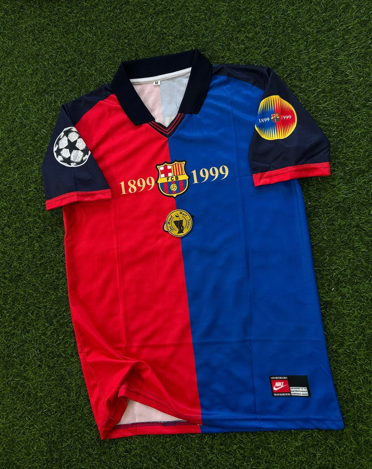 BARCELONA 1999-00 #11 CENTANARY HOME KIT, HALFSLEEVE POLO SUBLIMATION