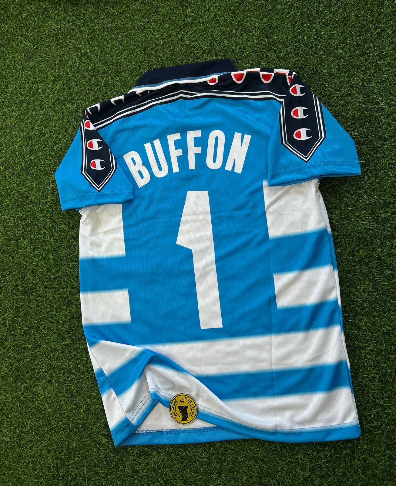 PARMA CALCIO 1999-00 HOME KIT, HALFSLEEVE POLO SUBLIMATION