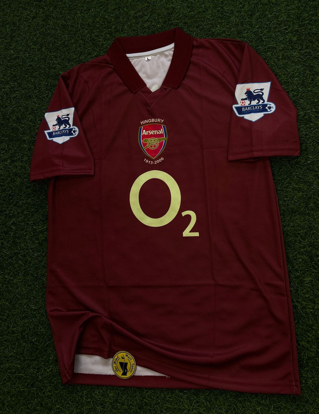 ARSENAL 2005-06 HOME KIT, HALFSLEEVE POLO SUBLIMATION
