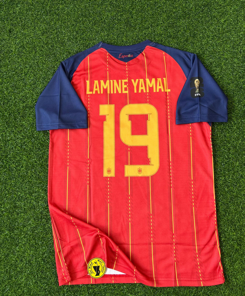 SPAIN 2026 WORLD CUP HOME KIT, HALFSLEEVE EMBROIDERY