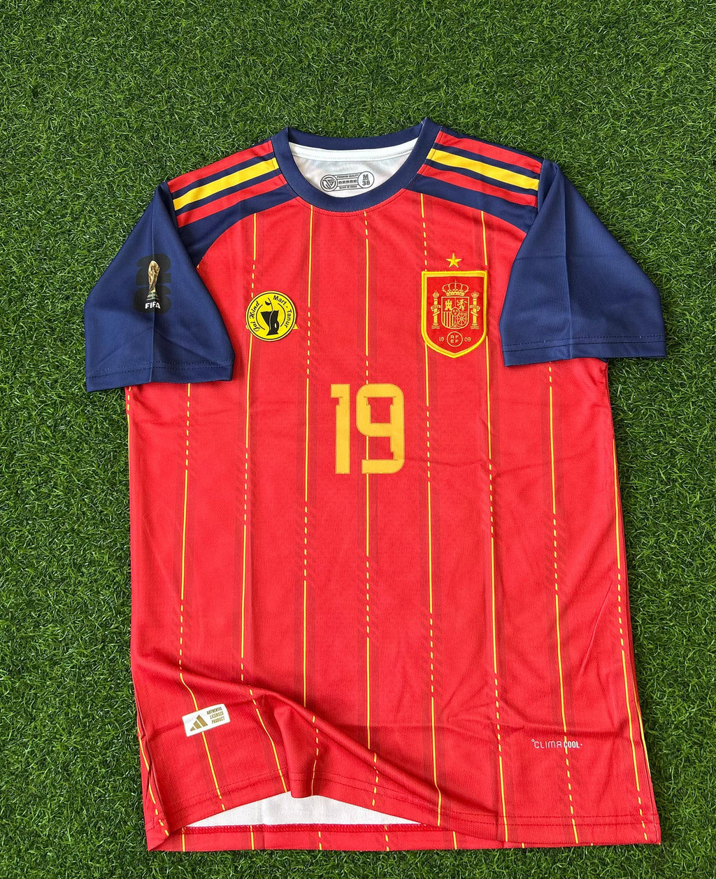SPAIN 2026 WORLD CUP HOME KIT, HALFSLEEVE EMBROIDERY