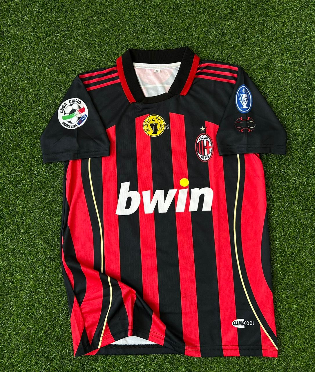 AC MILAN 2006-07 HOME KIT, HALFSLEEVE POLO SUBLIMATION