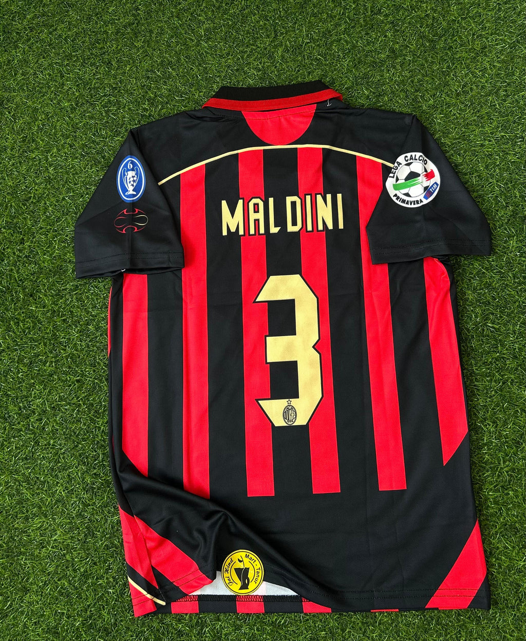AC MILAN 2006-07 HOME KIT, HALFSLEEVE POLO SUBLIMATION