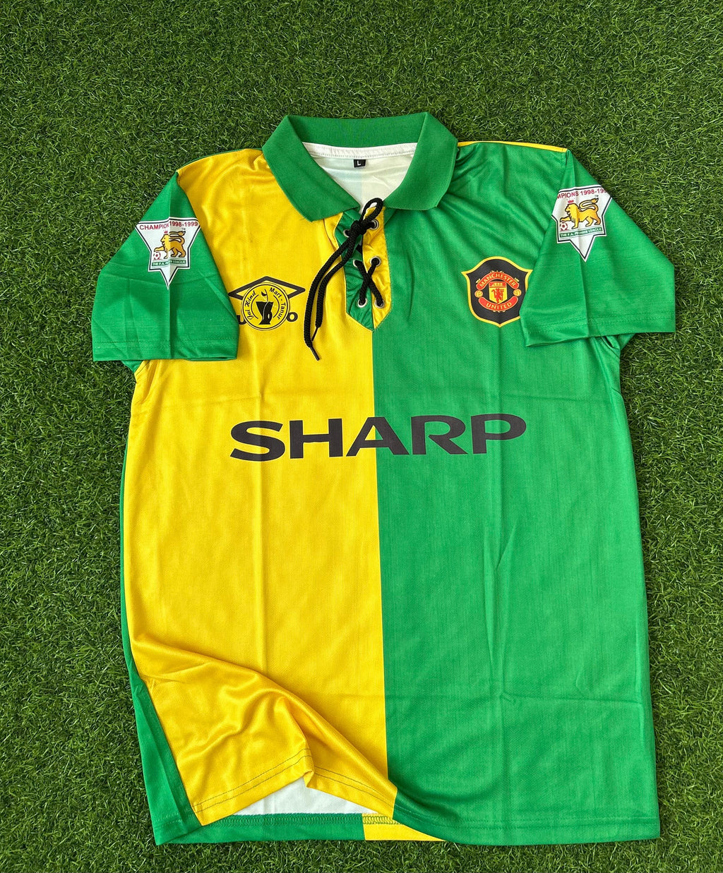 MAN UNITED 1992-94 THIRD KIT. HALFSLEEVE POLO EMBROIDERY