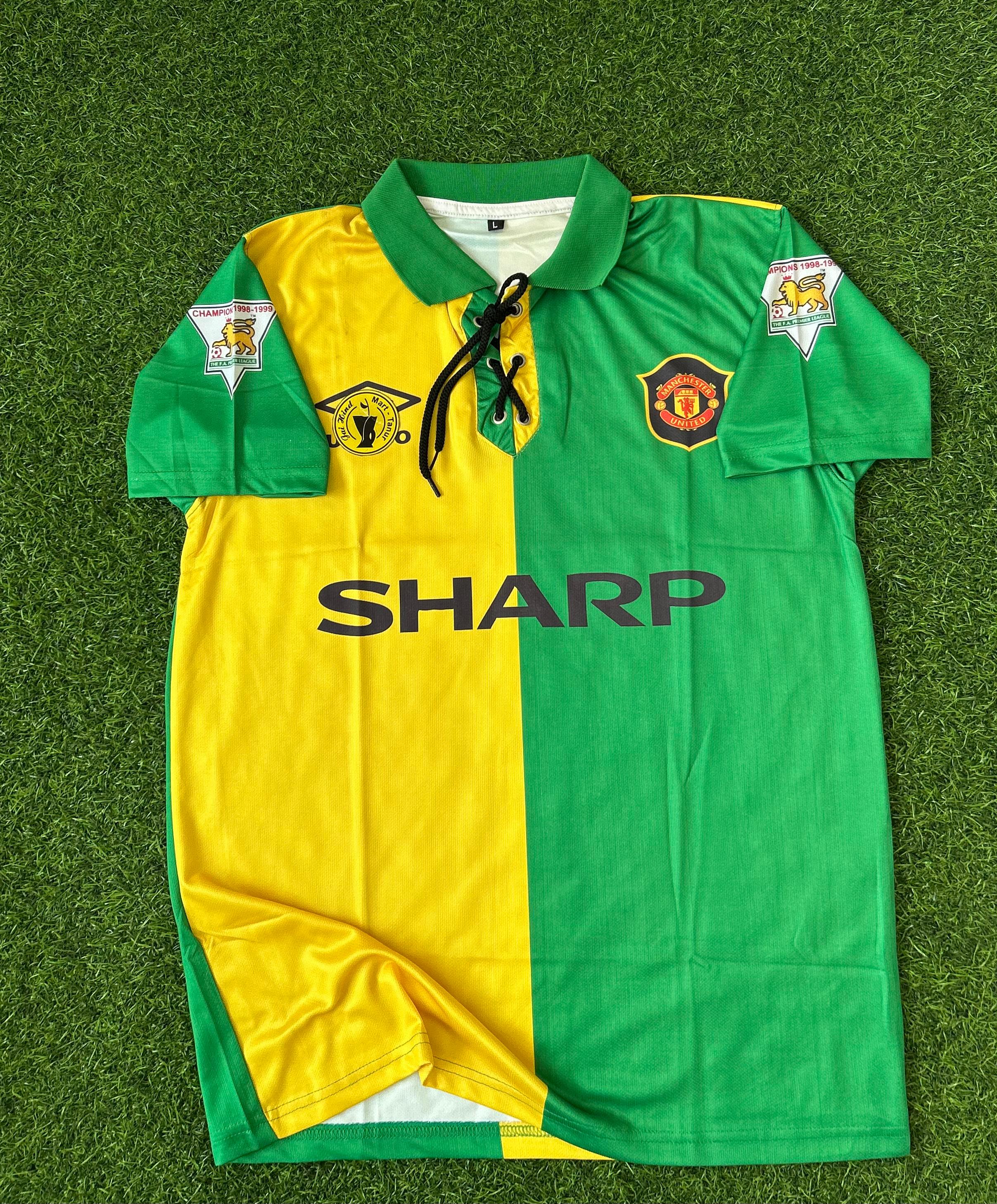 MAN UNITED 1992-94 THIRD KIT. HALFSLEEVE POLO EMBROIDERY