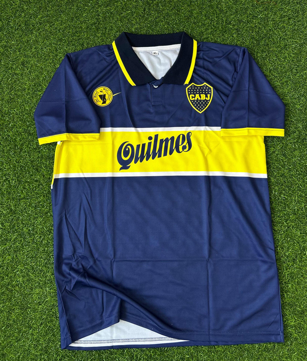 BOCA JUNIORS 1996-98 HOME KIT, HALFSLEEVE POLO SUBLIMATION