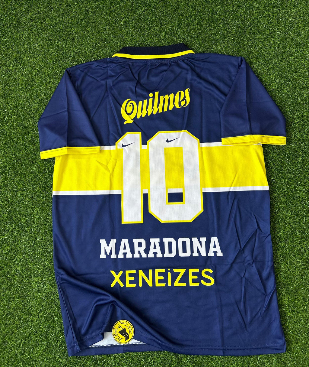 BOCA JUNIORS 1996-98 HOME KIT, HALFSLEEVE POLO SUBLIMATION