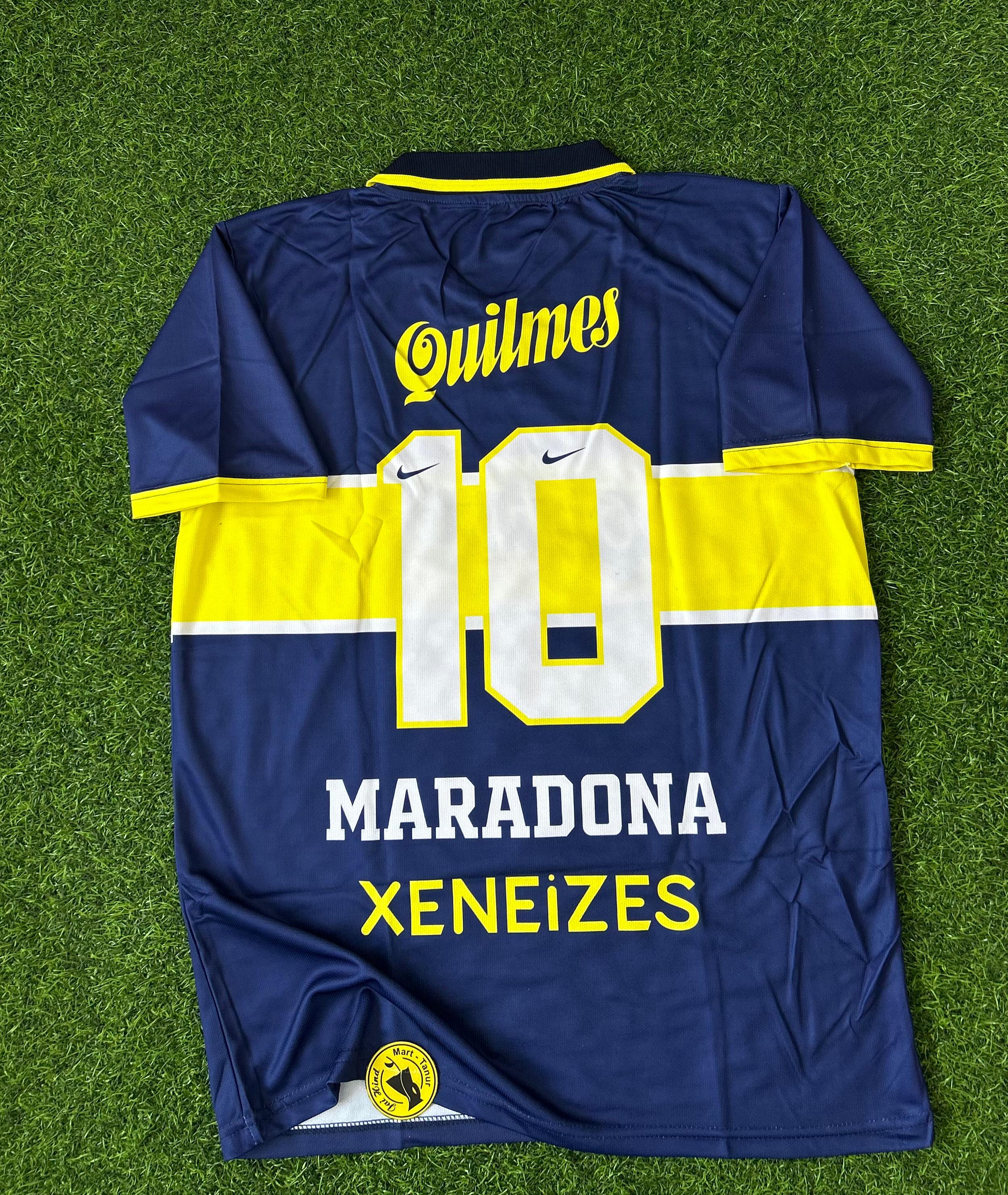 BOCA JUNIORS 1996-98 HOME KIT, HALFSLEEVE POLO SUBLIMATION