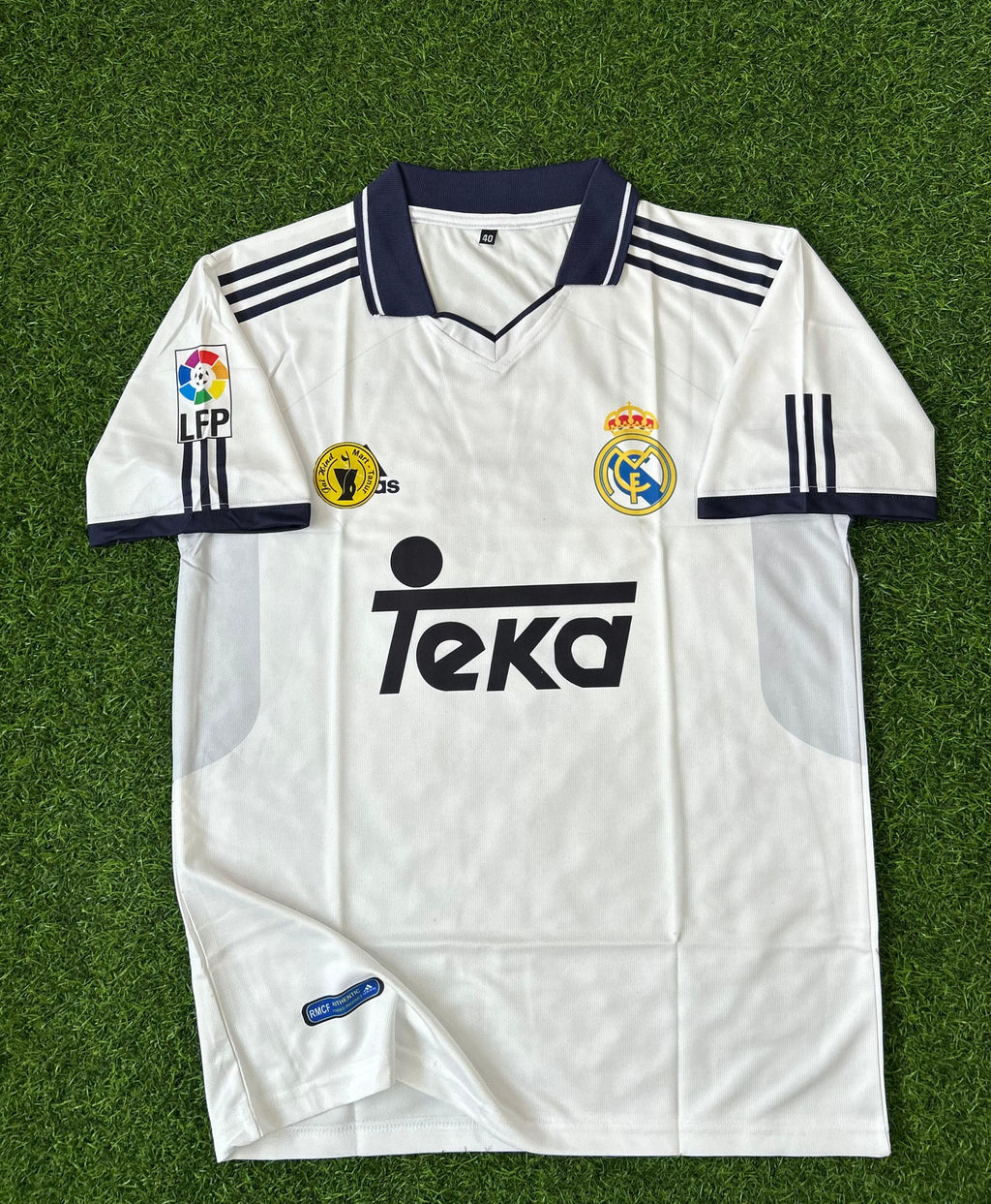 REAL MADRID 1999-00 HOME KIT, HALFSLEEVE POLO SUBLIMATION