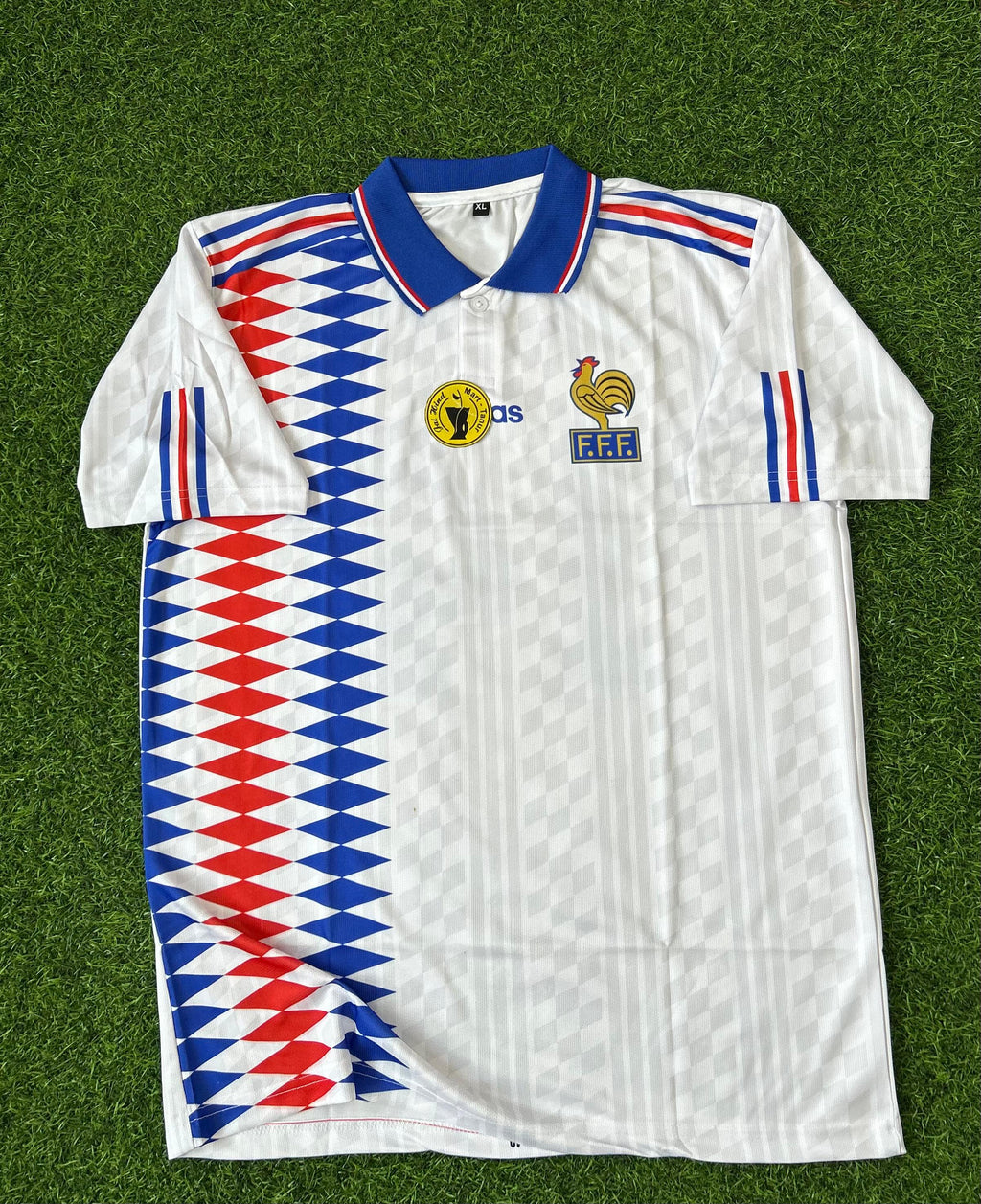 FRANCE 1994-96 AWAY KIT, HALFSLEEVE POLO SUBLIMATION