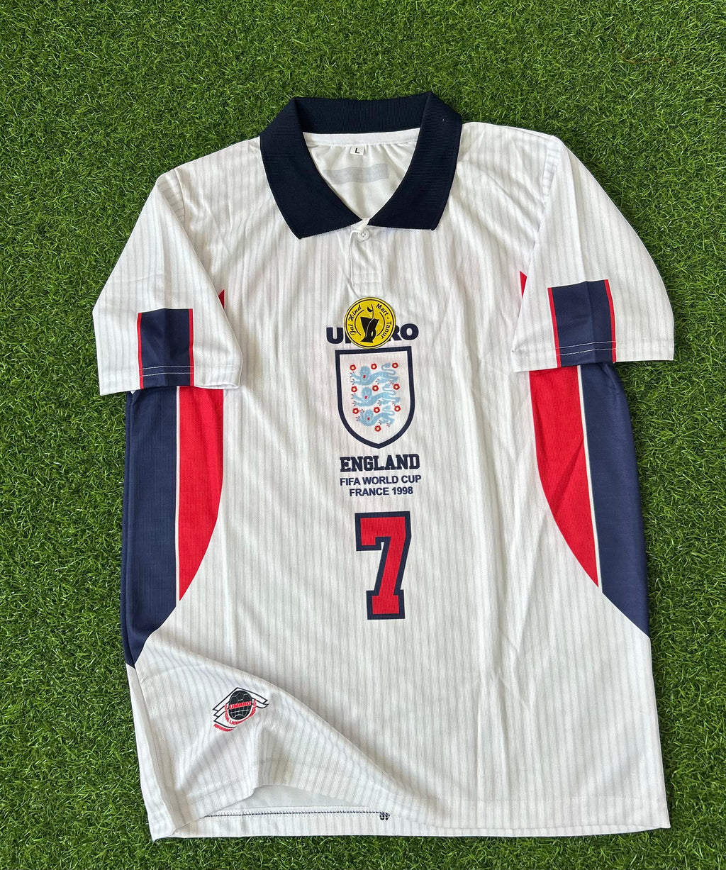 ENGLAND 1998 WORLD CUP HOME KIT, HALFSLEEVE POLO SUBLIMATION